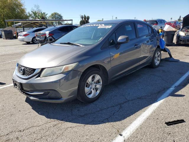 HONDA CIVIC LX 2013 with VIN 2HGFB2F58DH516578 - Photo from auction