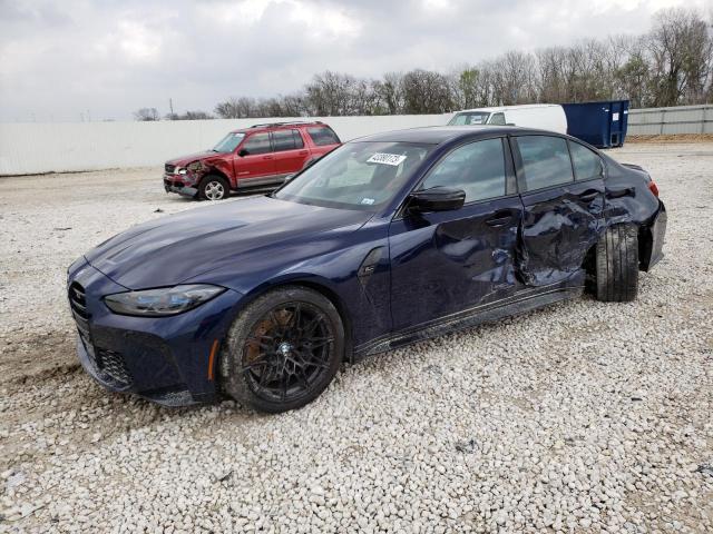 BMW M3 COMPETI 2022 with VIN WBS43AY06NFL82227 - Photo from auction