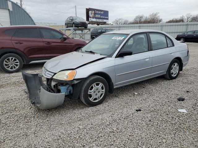 HONDA CIVIC LX 2002 with VIN 2HGES16552H525855 - Photo from auction