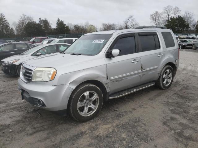 HONDA PILOT EXL 2013 with VIN 5FNYF3H53DB024822 - Photo from auction
