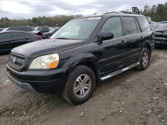 HONDA PILOT EXL 2005 with VIN 5FNYF18565B024450 - Photo from auction