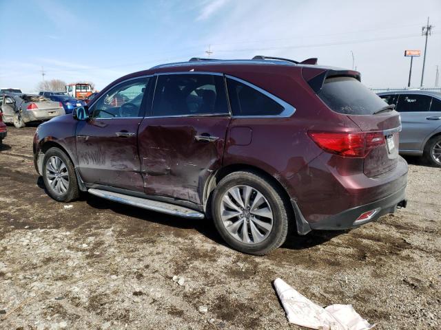 Photo 2 from auction – 2014 ACURA MDX TECHNO with VIN 5FRYD4H4XEB030068