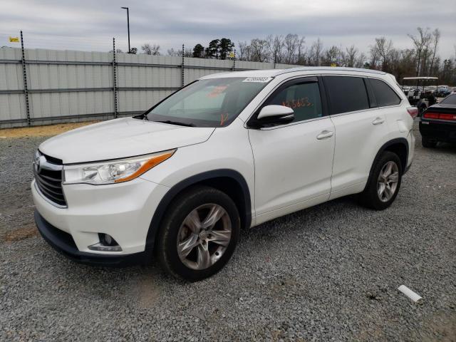 TOYOTA HIGHLANDER 2015 с VIN 5TDYKRFH2FS067767 - Фото с аукциона