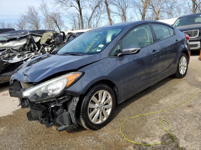 KIA FORTE LX 2015 with VIN KNAFX4A66F5395603 - Photo from auction