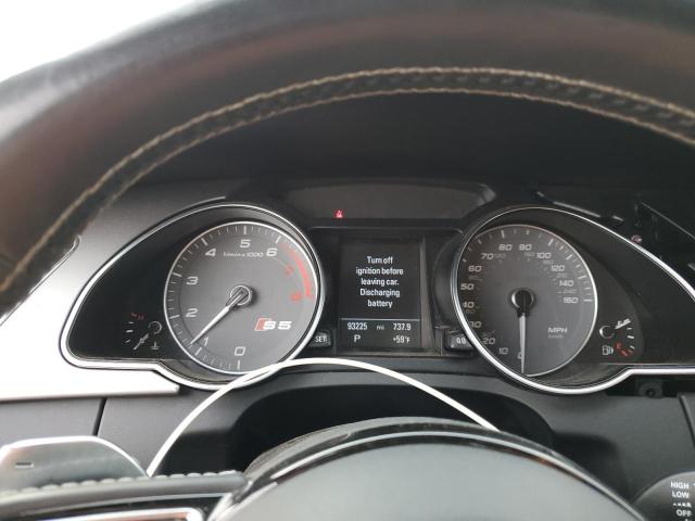Photo 9 from auction – 2013 AUDI S5 PREMIUM with VIN WAUCGAFR4DA060431