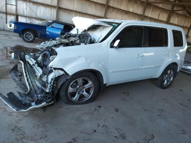 HONDA PILOT EXL 2014 with VIN 5FNYF3H50EB010717 - Photo from auction