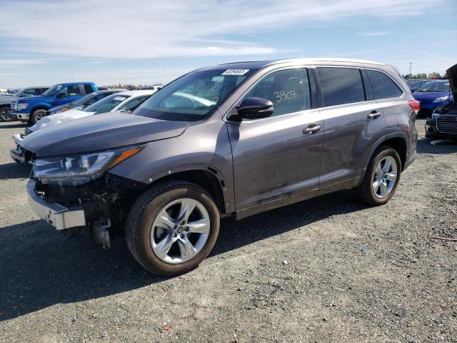 TOYOTA HIGHLANDER 2019 with VIN 5TDYZRFH1KS315061 - Photo from auction