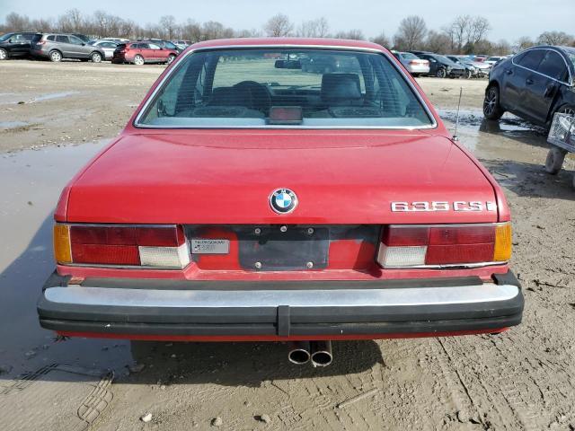 Photo 6 from auction – 1986 BMW 635 CSI with VIN WBAEC7400G0606812
