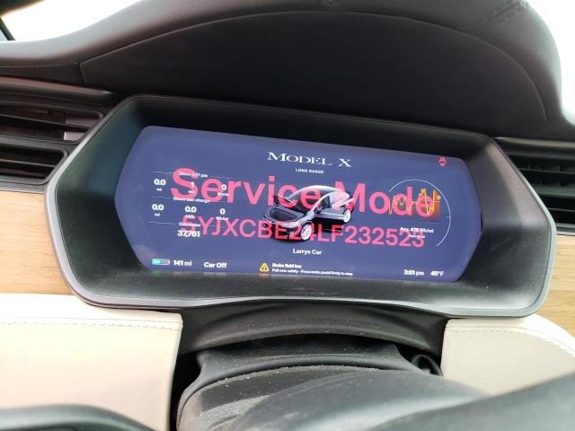 Photo 9 from auction – 2020 TESLA MODEL X with VIN 5YJXCBE24LF232523