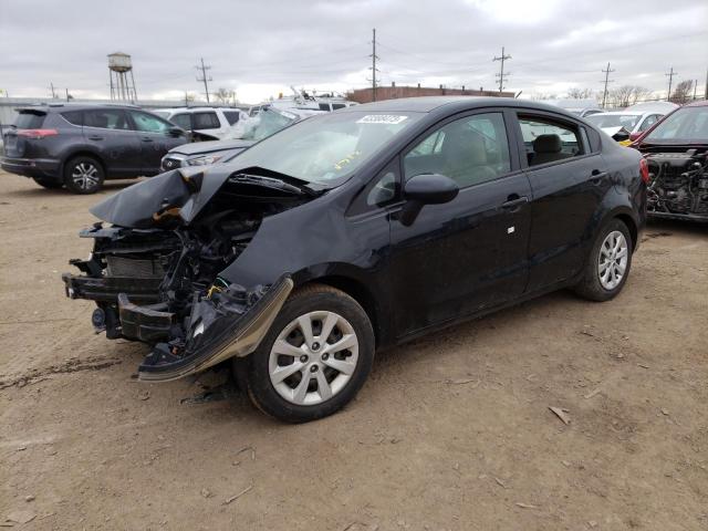 KIA RIO LX 2013 with VIN KNADM4A34D6282780 - Photo from auction