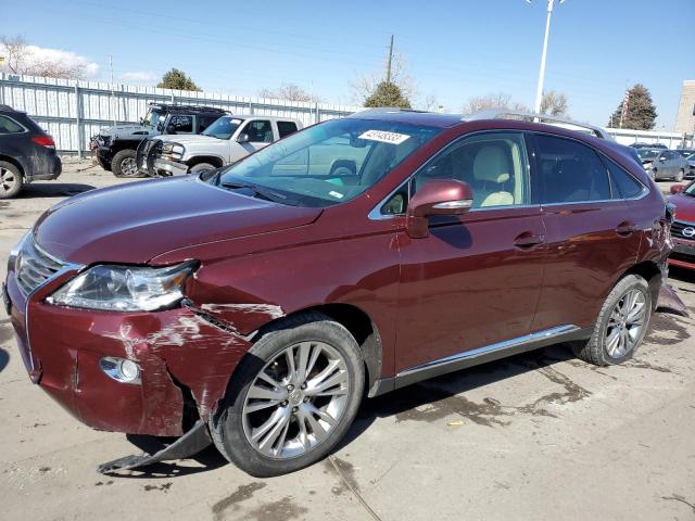 LEXUS RX 350 BAS 2013 with VIN 2T2BK1BA0DC190694 - Photo from auction