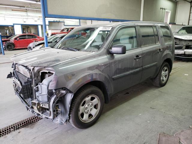 HONDA PILOT LX 2015 with VIN 5FNYF4H25FB060428 - Photo from auction