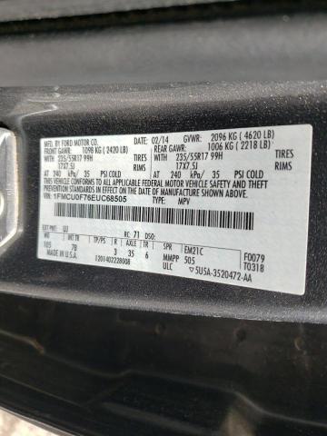 Photo 14 from auction – 2014 FORD ESCAPE S with VIN 1FMCU0F76EUC68505