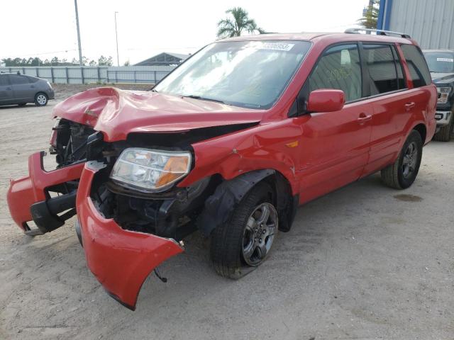 HONDA PILOT EXL 2007 with VIN 5FNYF18697B025314 - Photo from auction