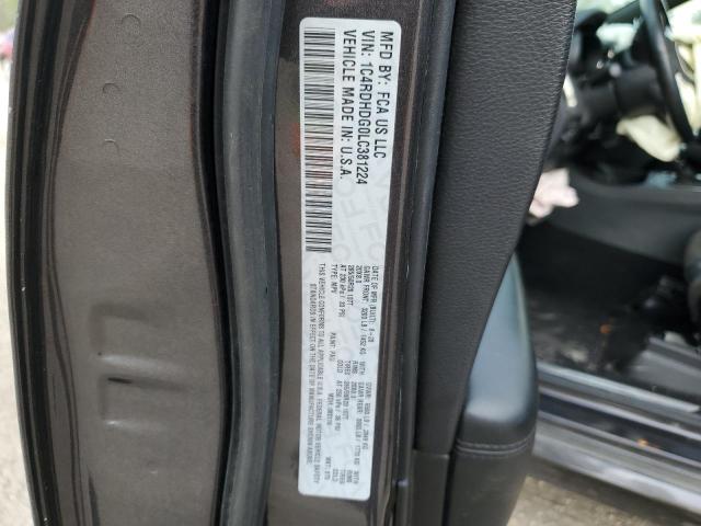 Zdjęcie 14 z aukcji – 2020 DODGE DURANGO GT z VIN 1C4RDHDG0LC381224