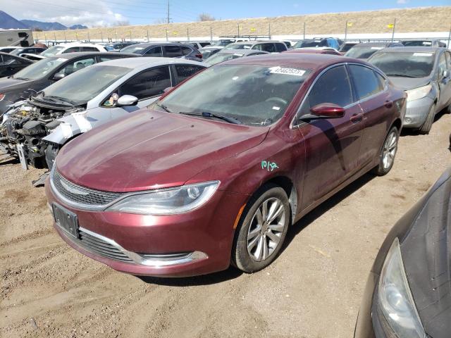 CHRYSLER 200 LIMITE 2015 with VIN 1C3CCCAB8FN657599 - Photo from auction