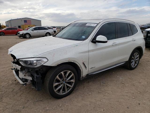 BMW X3 XDRIVE3 2018 with VIN 5UXTR9C58JLD58592 - Photo from auction