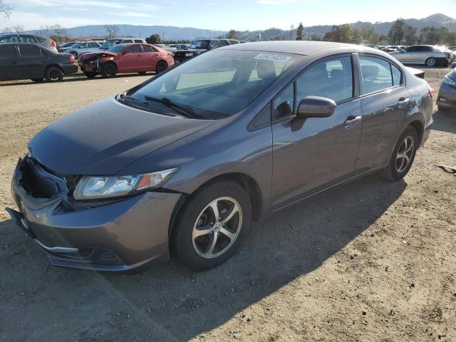 HONDA CIVIC SE 2015 with VIN 2HGFB2F7XFH528445 - Photo from auction