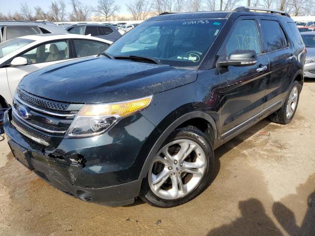 FORD EXPLORER L 2014 with VIN 1FM5K7F87EGC25242 - Photo from auction