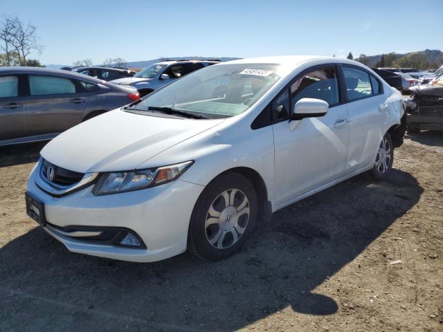 HONDA CIVIC HYBR 2014 with VIN 19XFB4F33EE200155 - Photo from auction