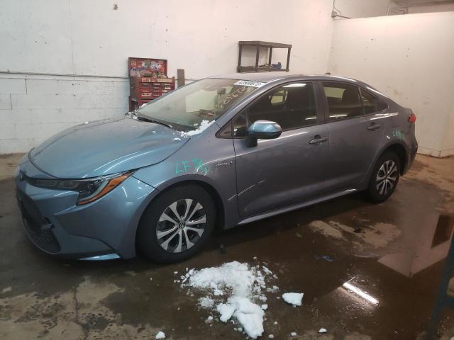 TOYOTA COROLLA LE 2021 with VIN JTDEAMDEXMJ008736 - Photo from auction