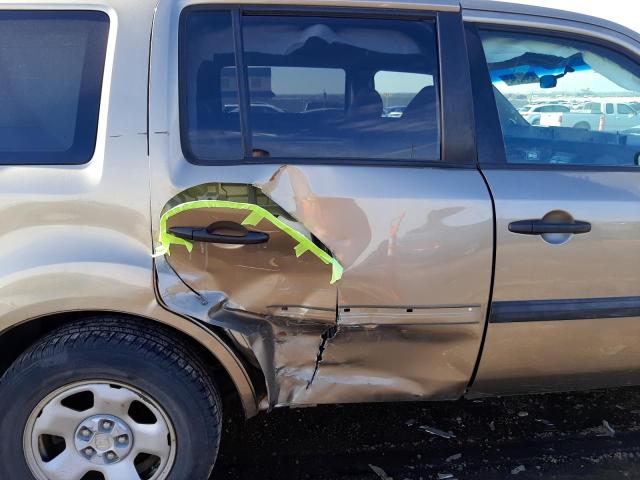 Photo 11 from auction – 2011 HONDA PILOT LX with VIN 5FNYF4H23BB074757