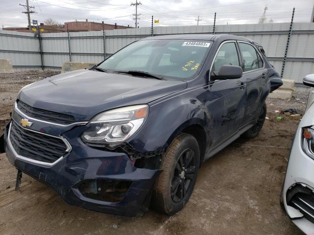 CHEVROLET EQUINOX LS 2017 with VIN 2GNALBEK2H1502498 - Photo from auction