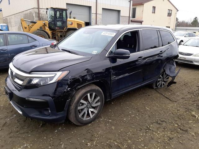 HONDA PILOT EXL 2021 with VIN 5FNYF6H55MB039369 - Photo from auction