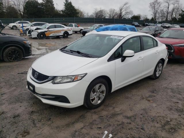 HONDA CIVIC LX 2013 with VIN 19XFB2F53DE249389 - Photo from auction