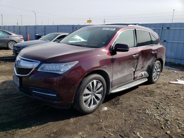 ACURA MDX TECHNO 2014 с VIN 5FRYD4H4XEB030068 - Фото с аукциона
