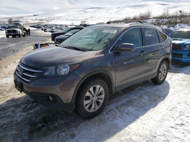 HONDA CR-V EXL 2014 with VIN 2HKRM4H76EH670375 - Photo from auction