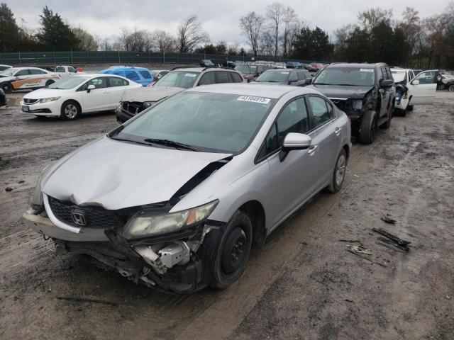 HONDA CIVIC LX 2014 with VIN 19XFB2F54EE216807 - Photo from auction