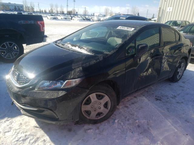 HONDA CIVIC LX 2014 with VIN 2HGFB2F46EH009025 - Photo from auction