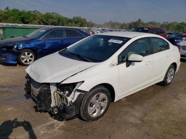 Photo 1 from auction – 2014 HONDA CIVIC LX with VIN 2HGFB2F58EH552384