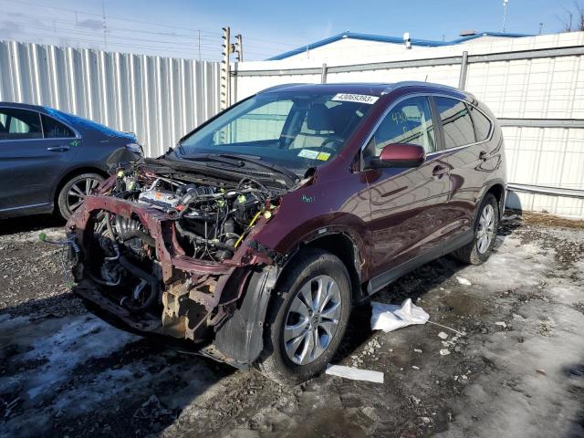 HONDA CR-V EXL 2012 with VIN 5J6RM4H76CL066215 - Photo from auction