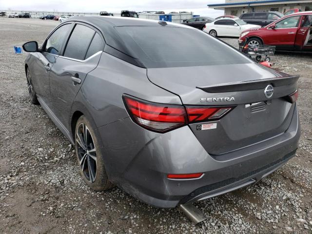 Photo 2 from auction – 2021 NISSAN SENTRA SR with VIN 3N1AB8DV6MY286633