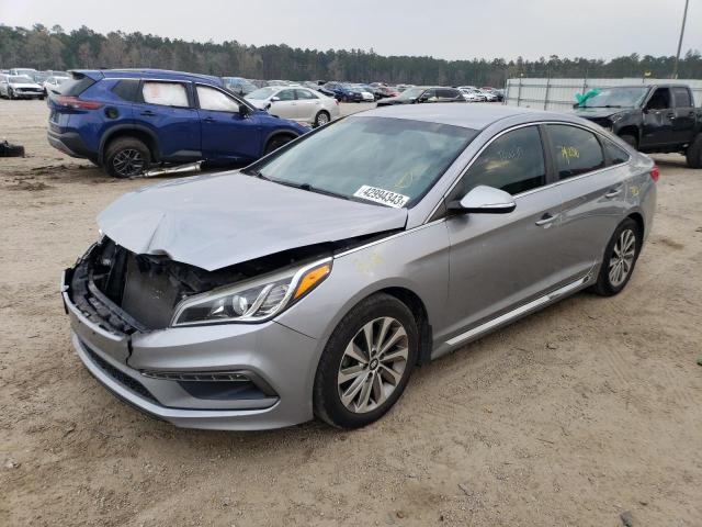 HYUNDAI SONATA SPO 2017 with VIN 5NPE34AF4HH437280 - Photo from auction