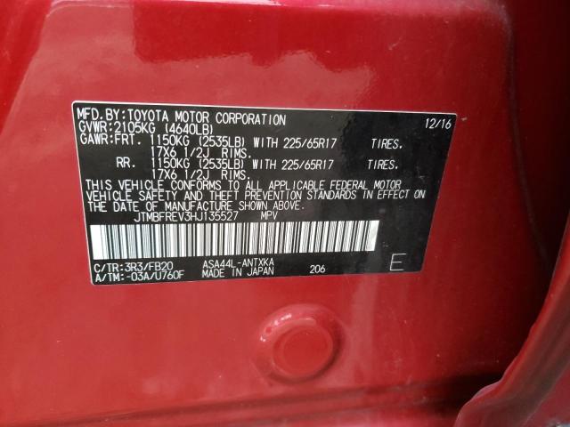 Photo 14 from auction – 2017 TOYOTA RAV4 LE with VIN JTMBFREV3HJ135527