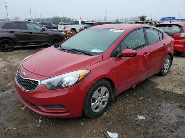 KIA FORTE LX 2016 with VIN KNAFK4A6XG5469248 - Photo from auction
