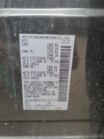Photo 14 from auction – 2013 NISSAN PATHFINDER with VIN 5N1AR2MM1DC623727