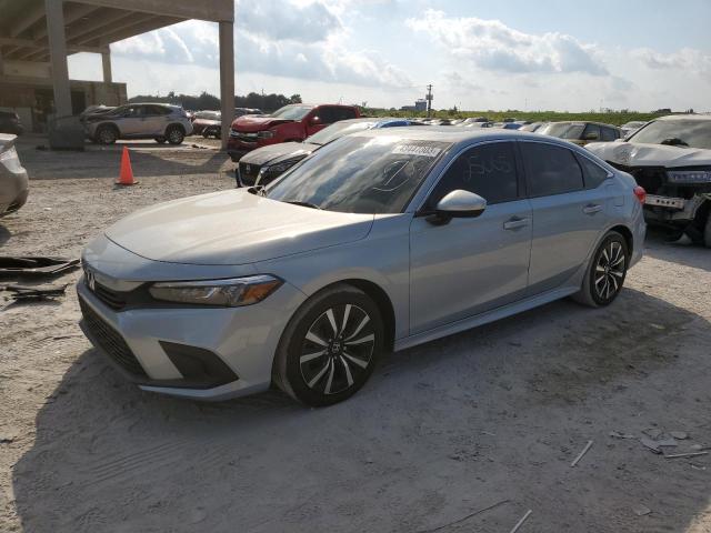 HONDA CIVIC EX 2022 with VIN 2HGFE1F75NH305553 - Photo from auction