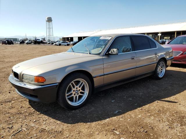 BMW 740 IL 2000 with VIN WBAGH8347YDP08641 - Photo from auction