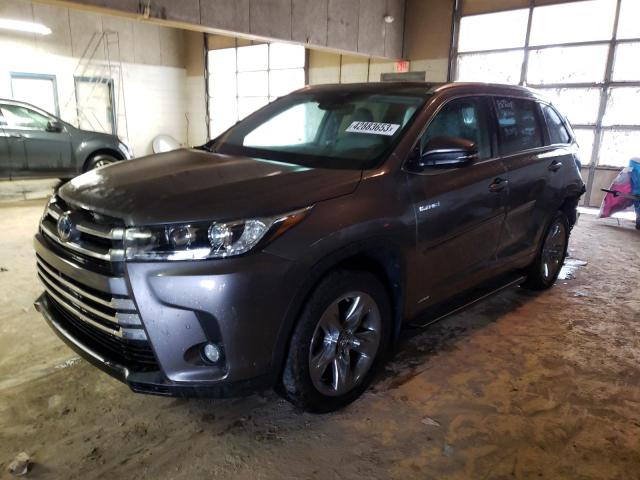 TOYOTA HIGHLANDER 2018 with VIN 5TDDGRFH1JS048443 - Photo from auction