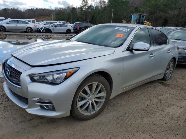 INFINITI Q50 BASE 2014 with VIN JN1BV7APXEM677641 - Photo from auction