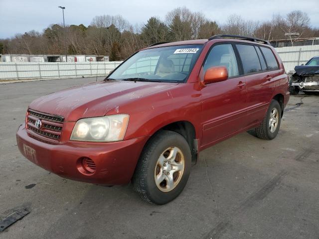 TOYOTA HIGHLANDER 2003 with VIN JTEGD21A730051825 - Photo from auction