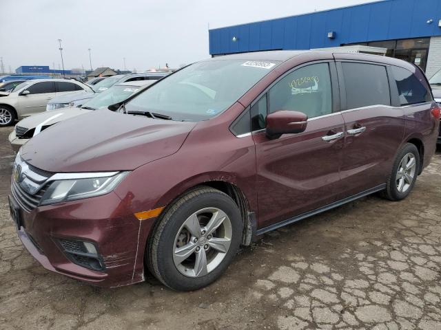 HONDA ODYSSEY EX 2018 with VIN 5FNRL6H70JB021985 - Photo from auction