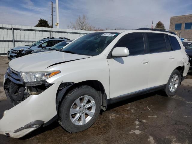 TOYOTA HIGHLANDER 2012 with VIN 5TDBK3EH8CS162074 - Photo from auction