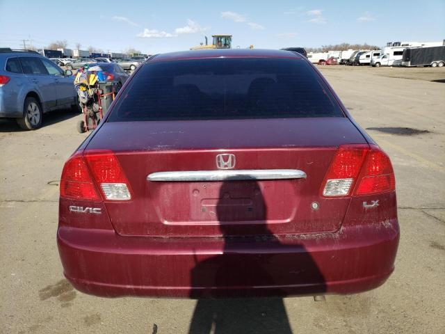 Photo 6 from auction – 2003 HONDA CIVIC LX with VIN 2HGES16503H546548