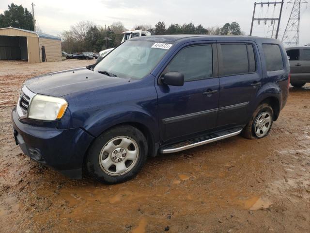 HONDA PILOT LX 2015 with VIN 5FNYF4H20FB001352 - Photo from auction