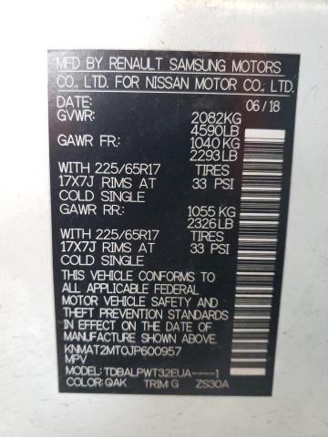 Photo 14 from auction – 2018 NISSAN ROGUE S with VIN KNMAT2MT0JP600957